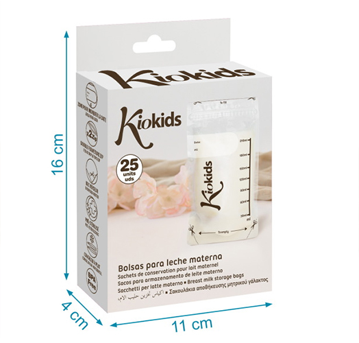 Bolsas almacenamiento de leche materna